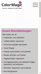 Mobile Screenshot of colormagic.ch
